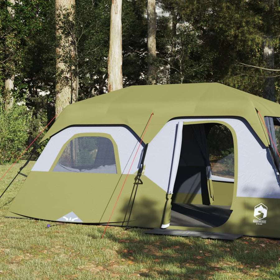 Tent 9-persoons 441x288x217 cm groen