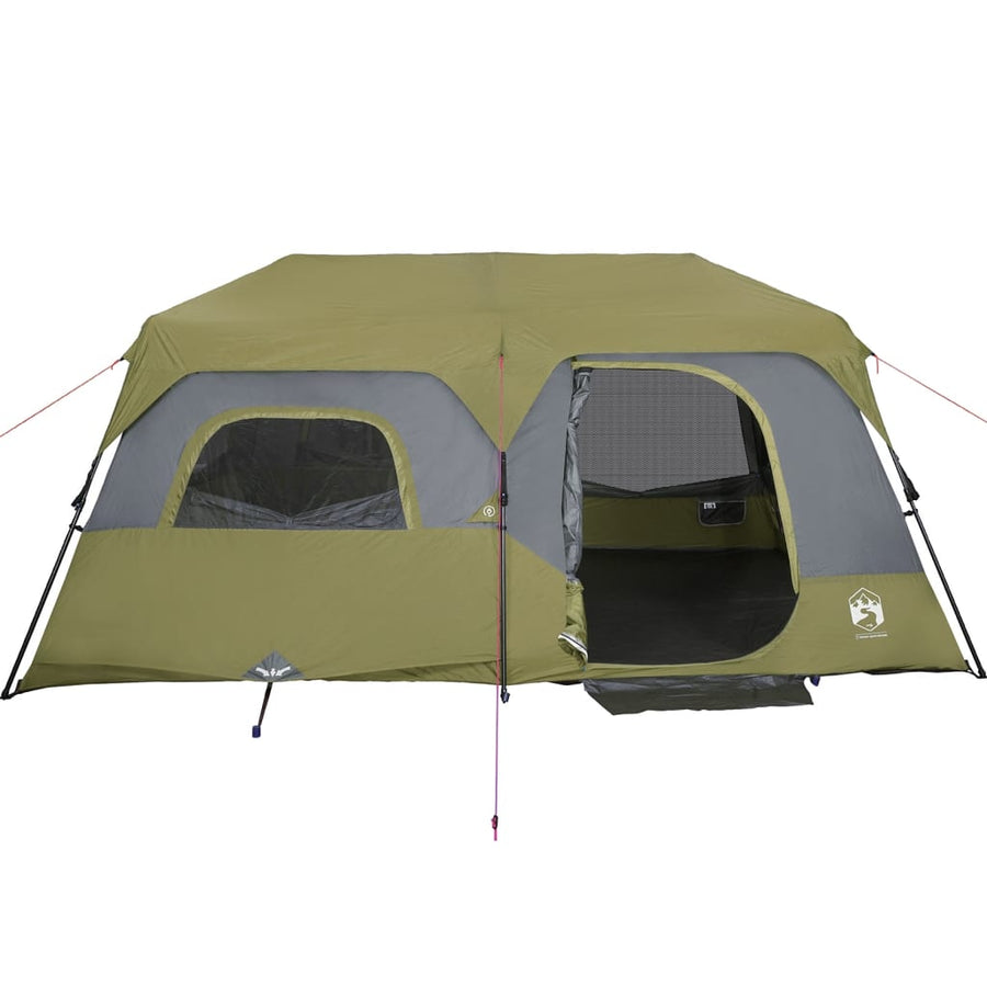 Tent 9-persoons 441x288x217 cm groen