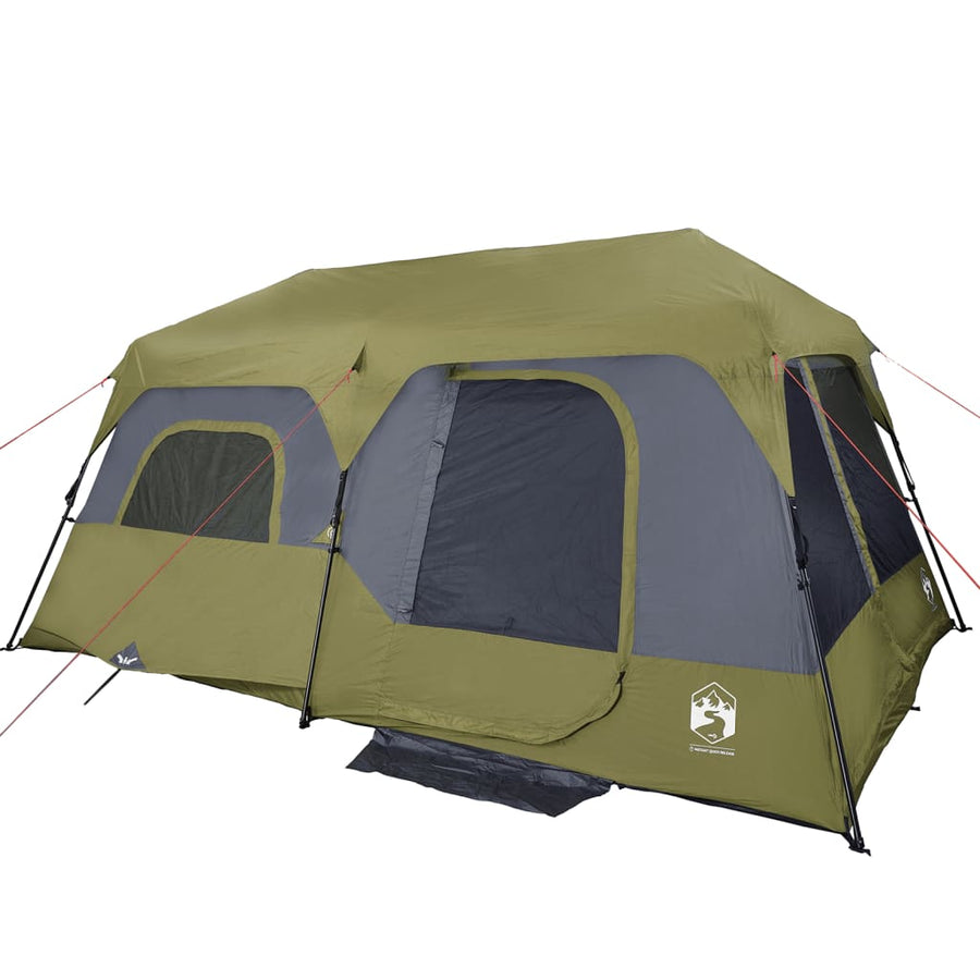 Tent 9-persoons 441x288x217 cm groen