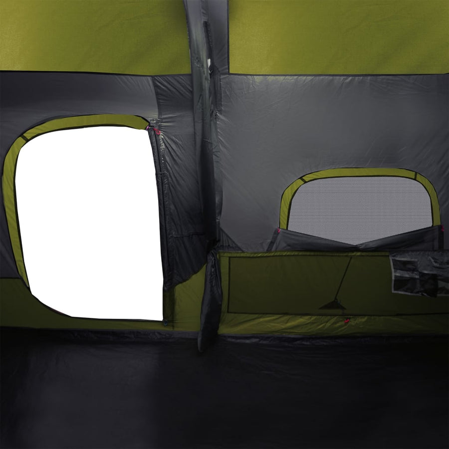 Tent 9-persoons 441x288x217 cm groen