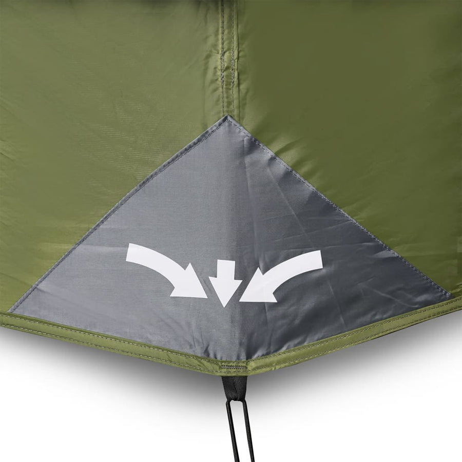 Tent 9-persoons 441x288x217 cm groen