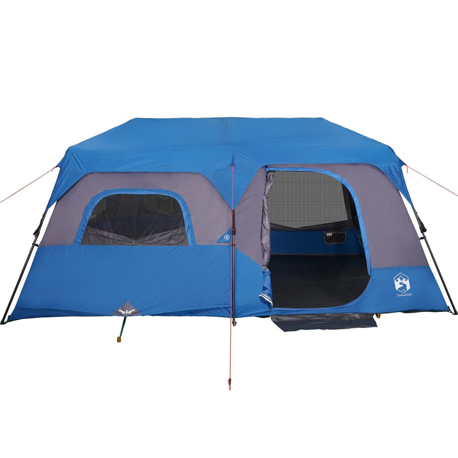 Tent 9-persoons 441x288x217 cm blauw