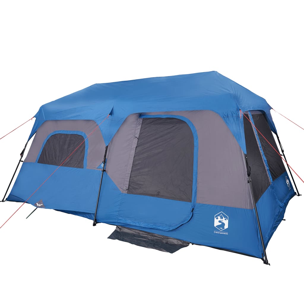 Tent 9-persoons 441x288x217 cm blauw
