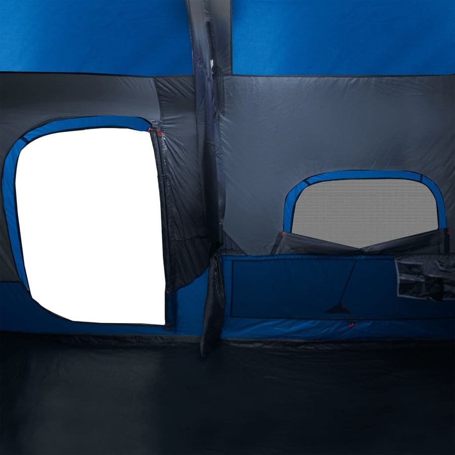 Tent 9-persoons 441x288x217 cm blauw