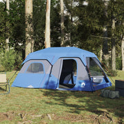 Gezinstent 9-persoons 441x288x217 cm blauw