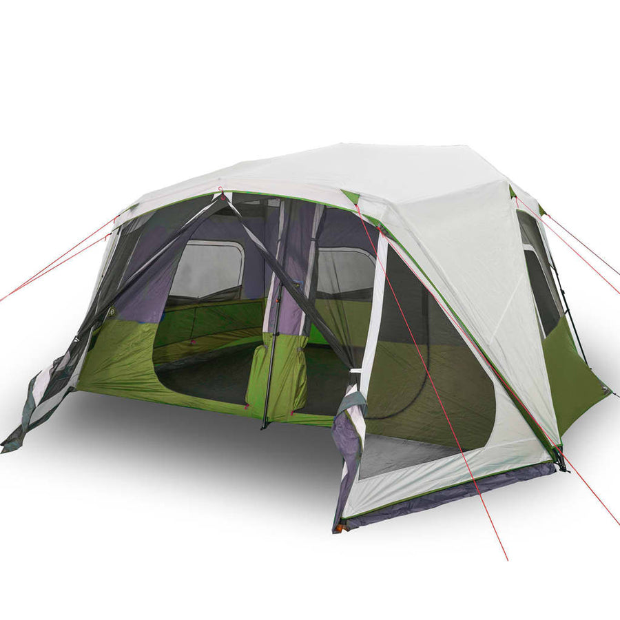 Tent met LED 443x437x229 cm lichtgroen