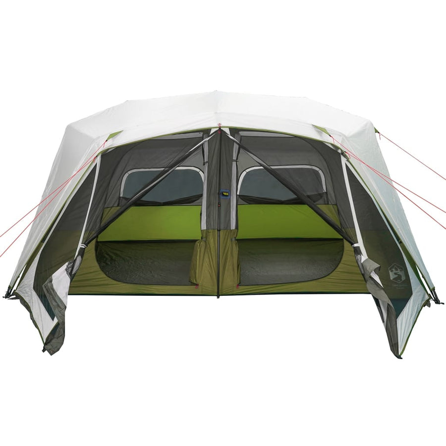 Tent met LED 443x437x229 cm lichtgroen