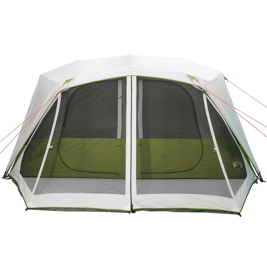Tent met LED 443x437x229 cm lichtgroen
