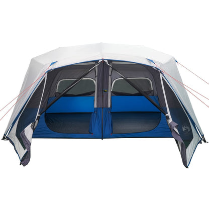 Tent met LED 443x437x229 cm lichtblauw