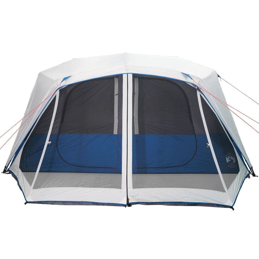 Tent met LED 443x437x229 cm lichtblauw