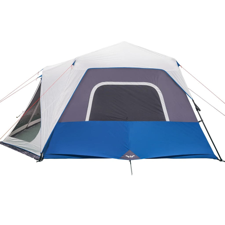 Tent met LED 443x437x229 cm lichtblauw
