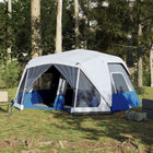 Tent with LED 10-person quick release light green