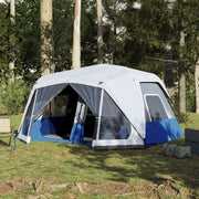 Tent with LED 10-person quick release light green