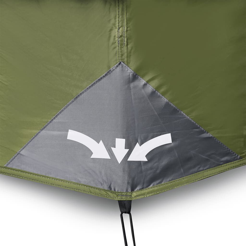 Tent met LED 344x282x212 cm lichtgroen