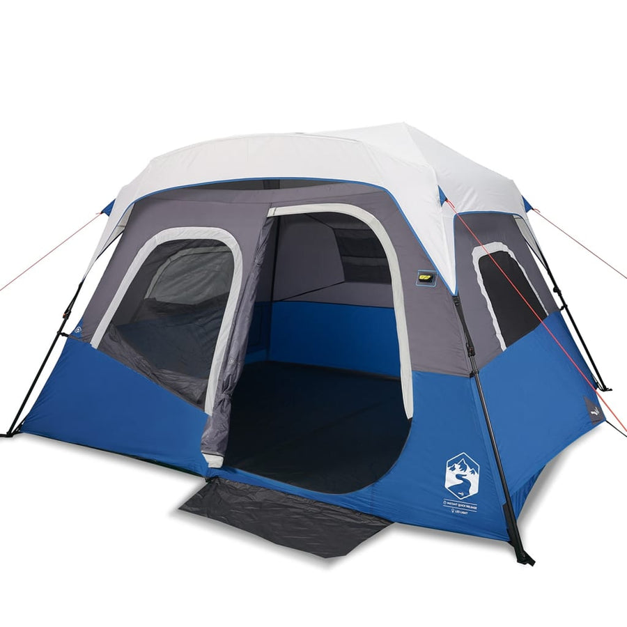 Tent met LED 344x282x212 cm lichtblauw