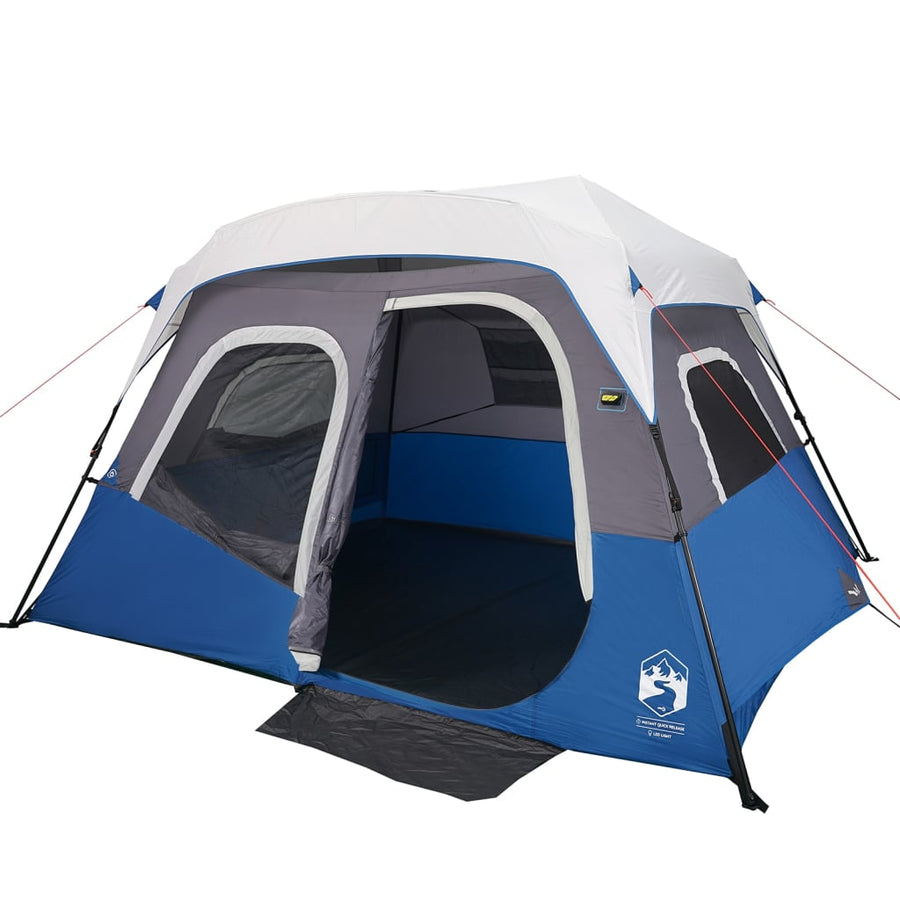 Tent met LED 344x282x212 cm lichtblauw