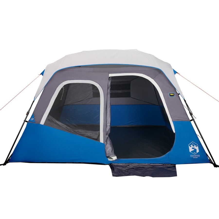 Tent met LED 344x282x212 cm lichtblauw
