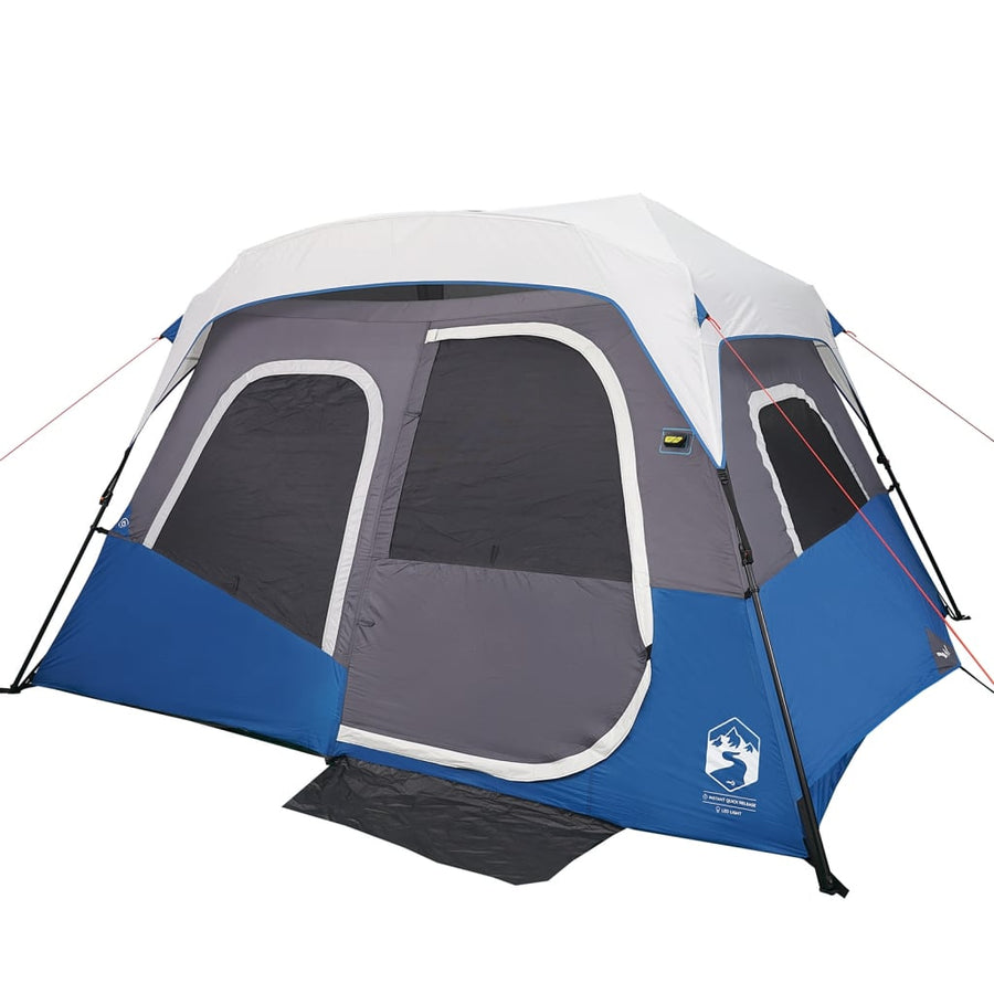 Tent met LED 344x282x212 cm lichtblauw