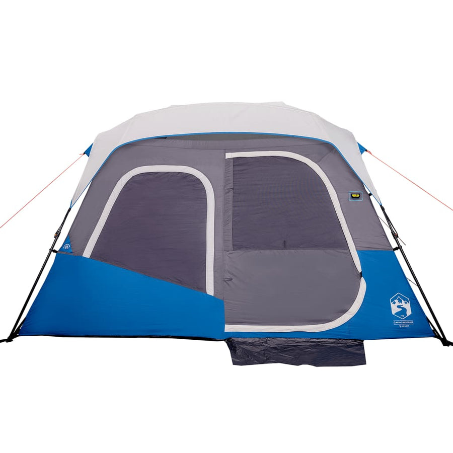Tent met LED 344x282x212 cm lichtblauw