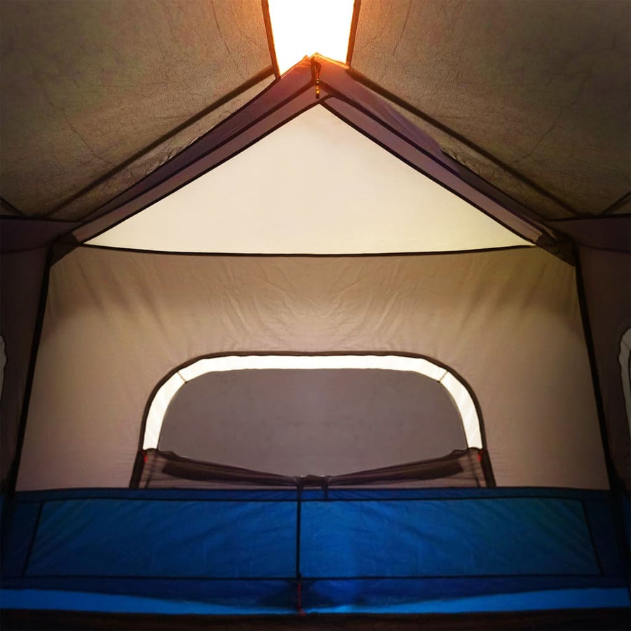 Tent met LED 344x282x212 cm lichtblauw