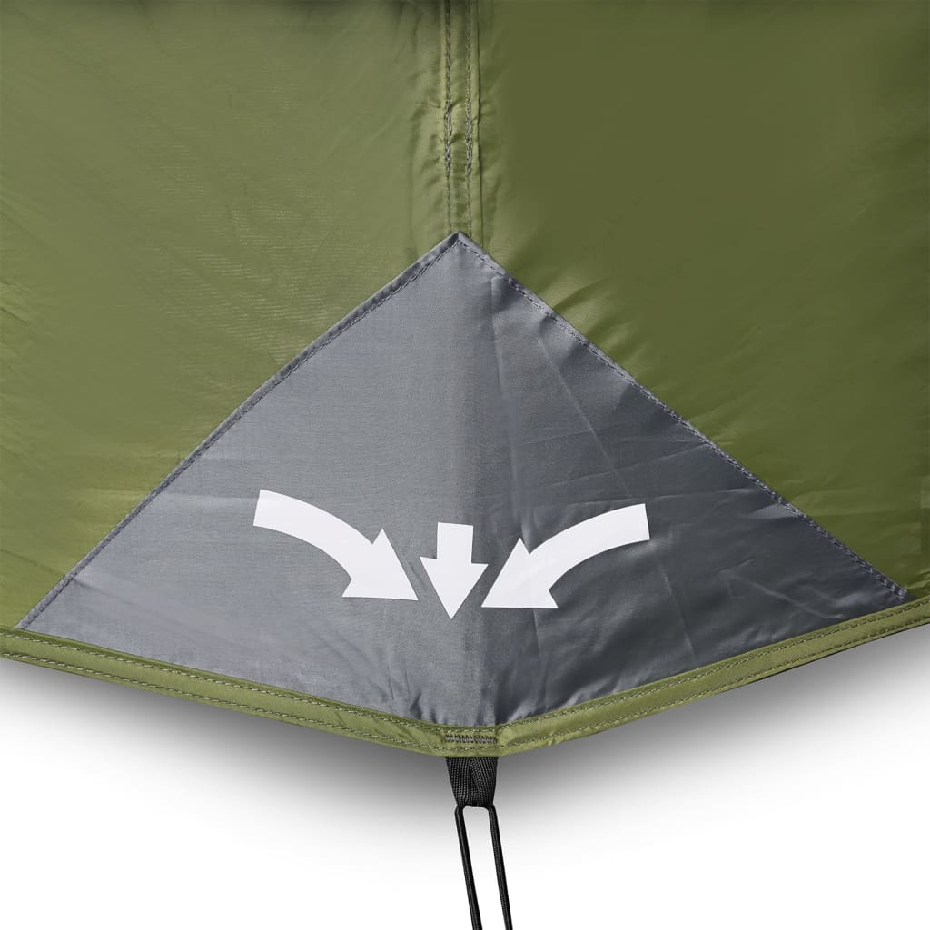 Tent met LED 441x288x217 cm lichtgroen