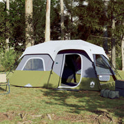 Tent 9-persoons 441x288x217 cm lichtgroen LED