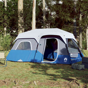 Tent 9-persoons waterdicht blauw met LED