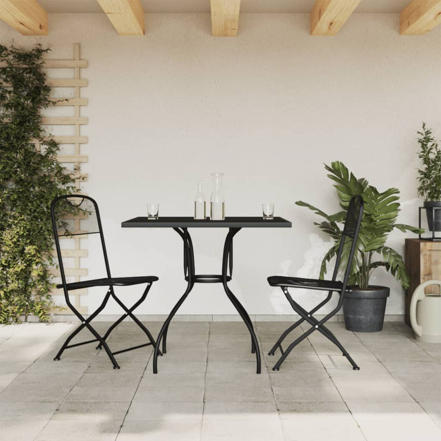 3-Delige Tuinset Metaal Gaas Antracietkleurig 2