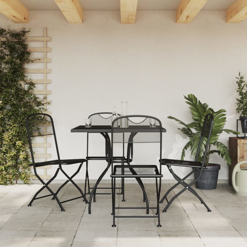 5-Delige Tuinset Metaalgaas Antracietkleurig 4