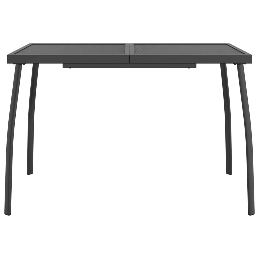 -Delige Tuinset Metaalgaas Antracietkleurig 5 110 cm tafellengte