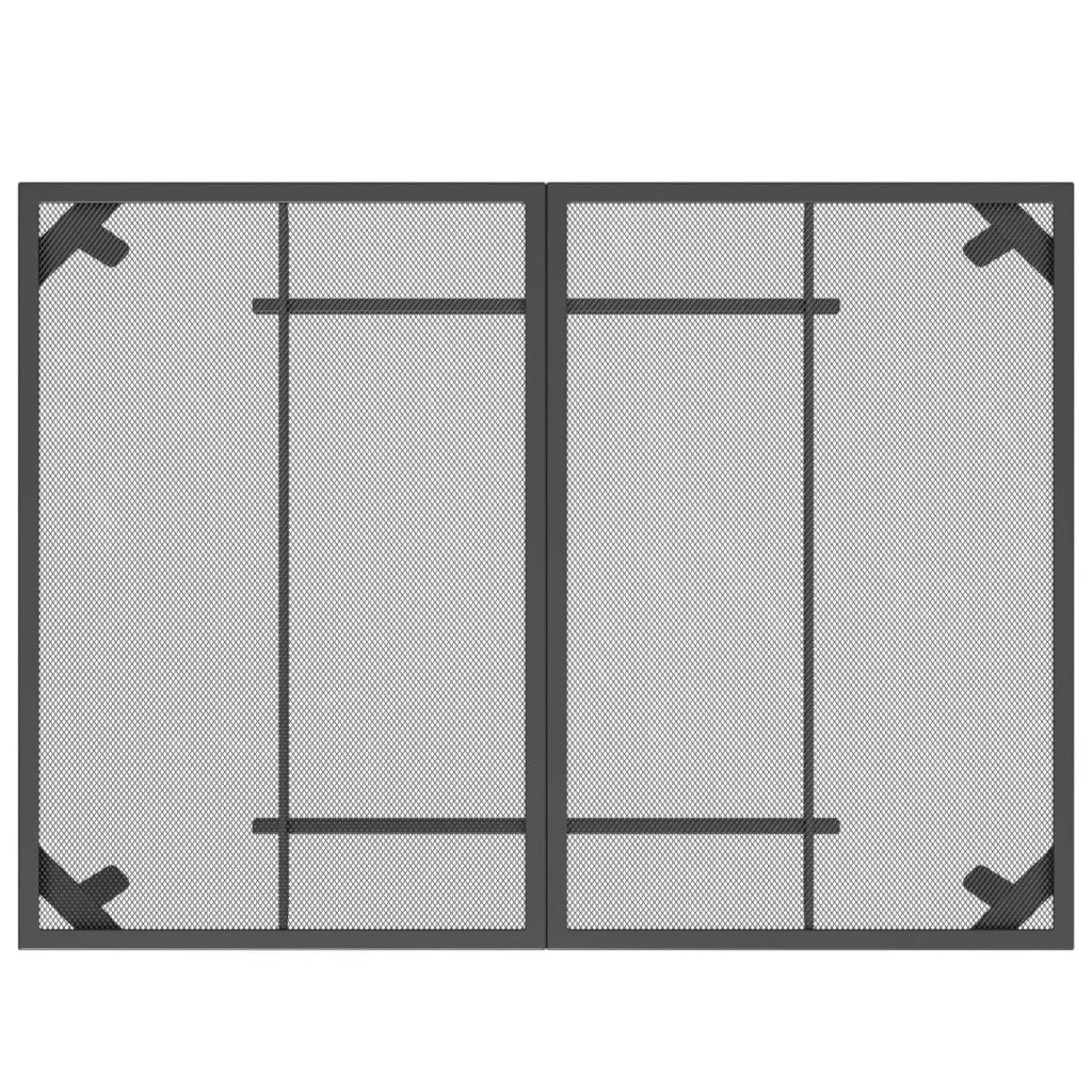-Delige Tuinset Metaalgaas Antracietkleurig 5 110 cm tafellengte