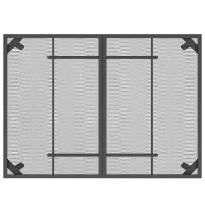-Delige Tuinset Metaalgaas Antracietkleurig 5 110 cm tafellengte