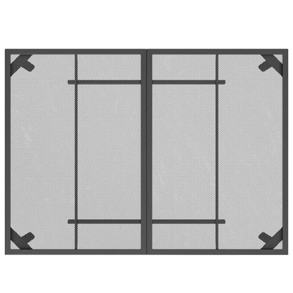 -Delige Tuinset Metaalgaas Antracietkleurig 7 110 cm tafellengte