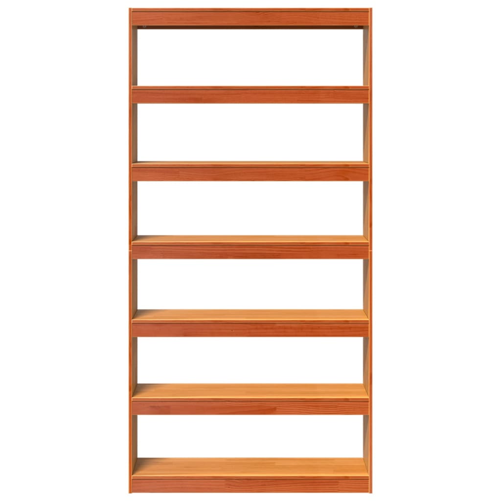 Boekenkast / kamerscherm 100x30x199,5 cm massief grenenhout 100 x 30 x 199.5 cm Bruin