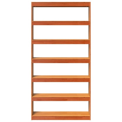 Boekenkast / kamerscherm 100x30x199,5 cm massief grenenhout 100 x 30 x 199.5 cm Bruin