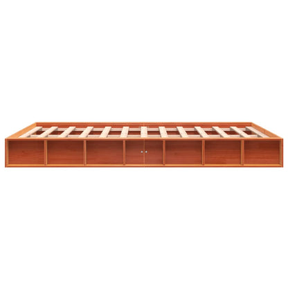 Bedframe Massief Grenenhout Wasbruin 160X200 Cm