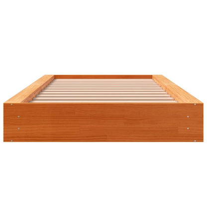 Bedframe Massief Grenenhout Wasbruin 90X200 Cm
