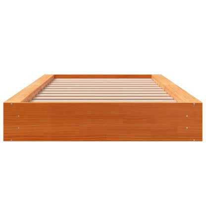 Bedframe Massief Grenenhout Wasbruin 90X190 Cm