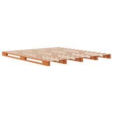 Palletbed Massief Grenenhout Was Bruin 180 x 200 cm