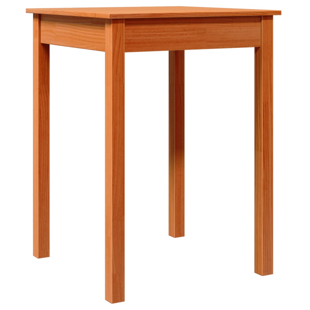 Wandtafel 55X55X75 Cm Massief Grenenhout Was Bruin 55 cm