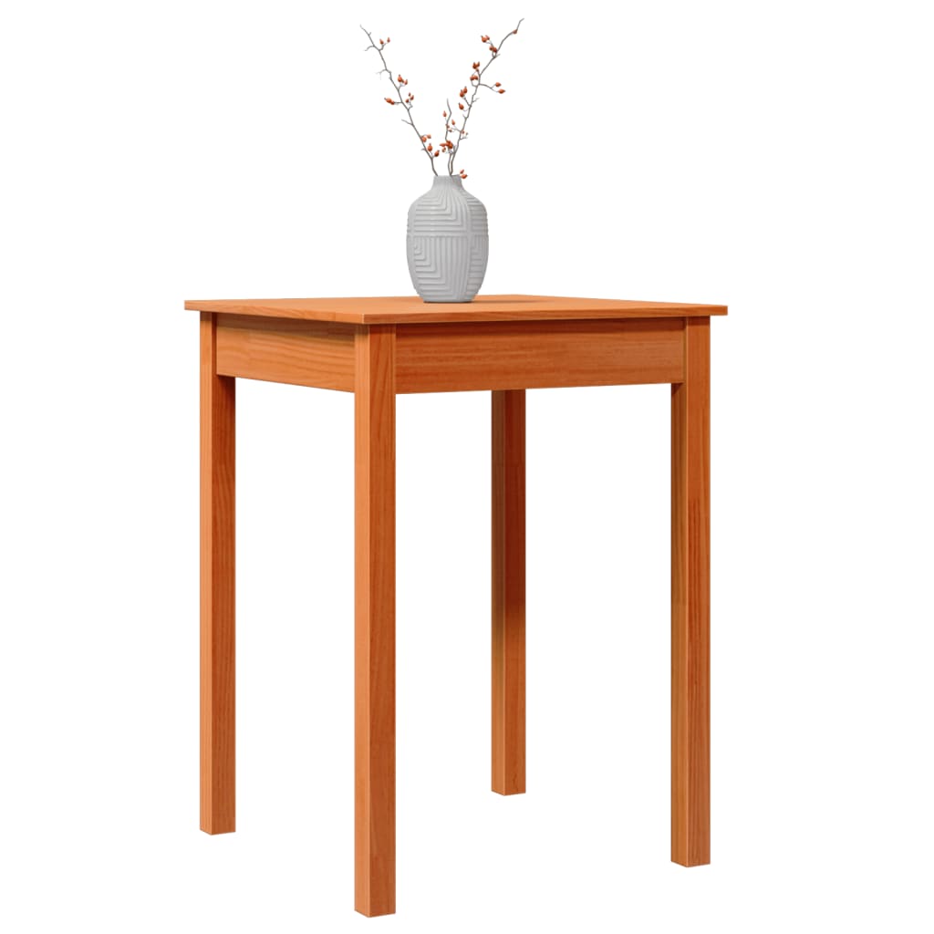 Wandtafel 55X55X75 Cm Massief Grenenhout Was Bruin 55 cm