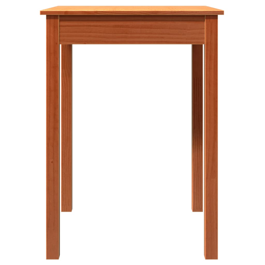 Wandtafel 55X55X75 Cm Massief Grenenhout Was Bruin 55 cm