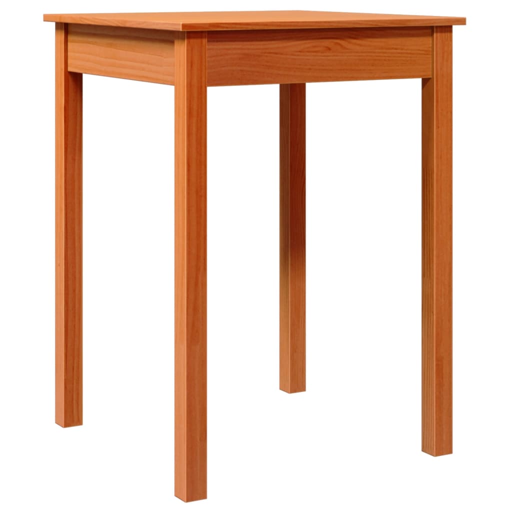 Wandtafel 55X55X75 Cm Massief Grenenhout Was Bruin 55 cm