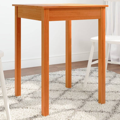 Wandtafel 55X55X75 Cm Massief Grenenhout Was Bruin 55 cm
