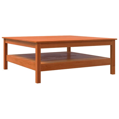 Salontafel Massief Grenenhout Was 100 x 100 x 40 cm Bruin