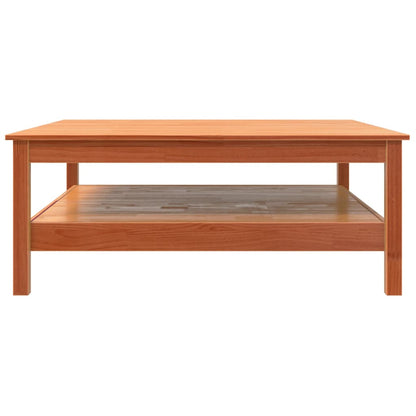 Salontafel Massief Grenenhout Was 100 x 100 x 40 cm Bruin