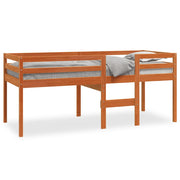 Hoogslaper grenenhout 80x200 cm wasbruin