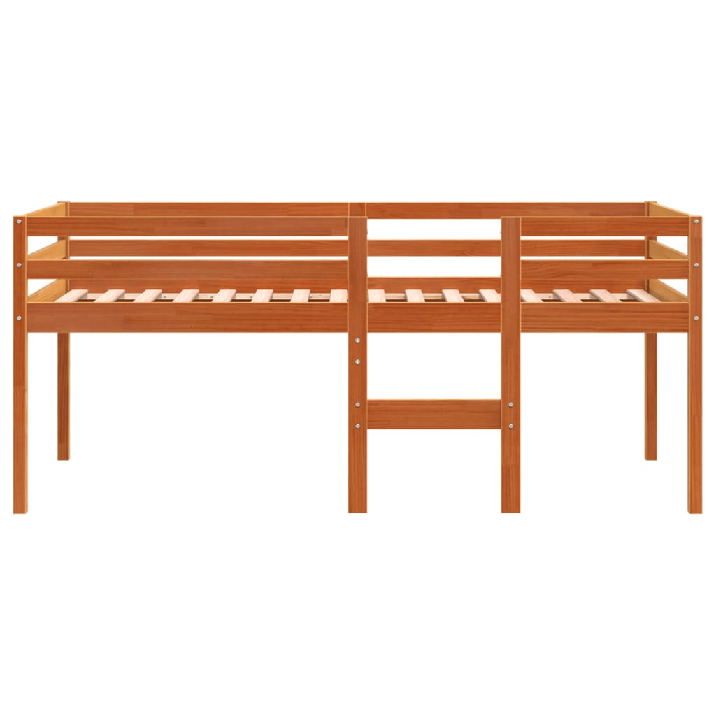 Hoogslaper Massief Grenenhout Was Bruin 75 x 190 cm