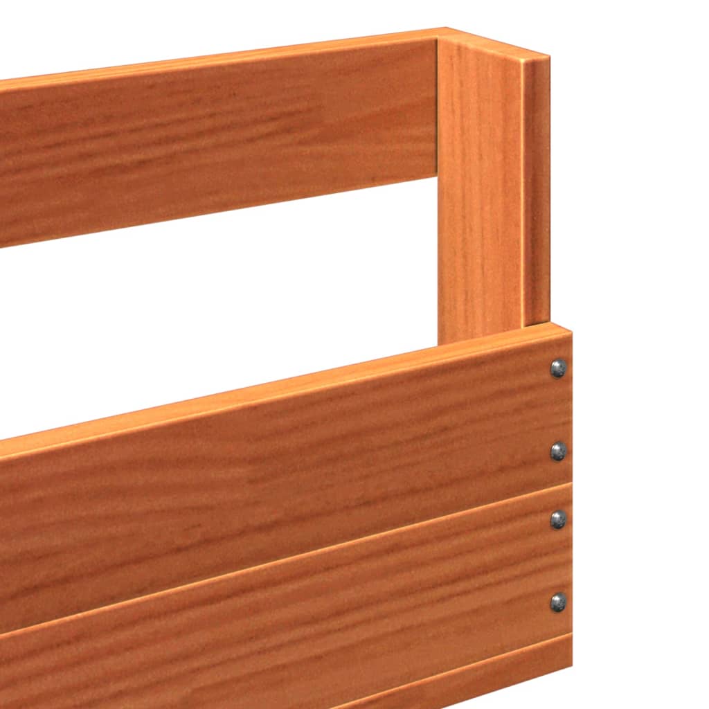 Schoenenrekken 2 St 59X8,5X23,5 Cm Massief Grenenhout Wasbruin