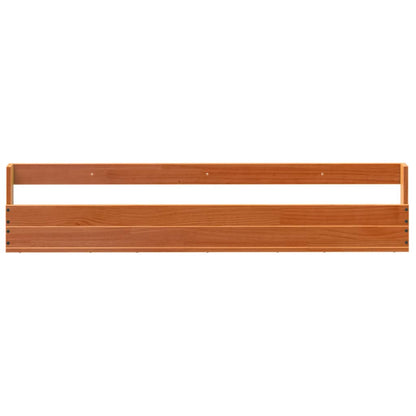 Schoenenrekken 2 St 110X8,5X23,5 Cm Massief Grenenhout Wasbruin